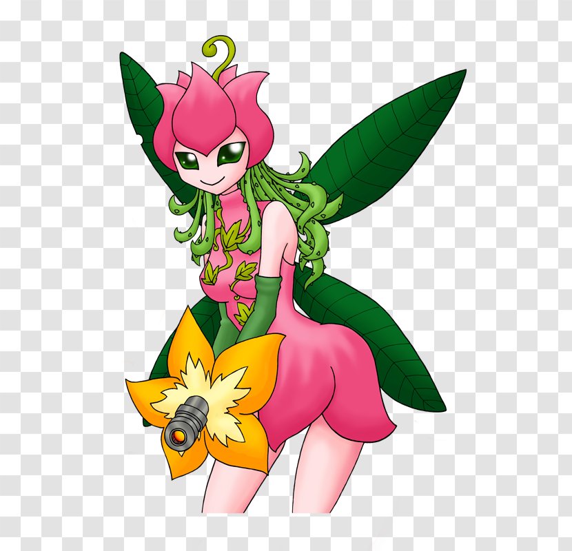 Palmon Drawing Lillymon Digimon Fairy - Flower - Angewomon Transparent PNG