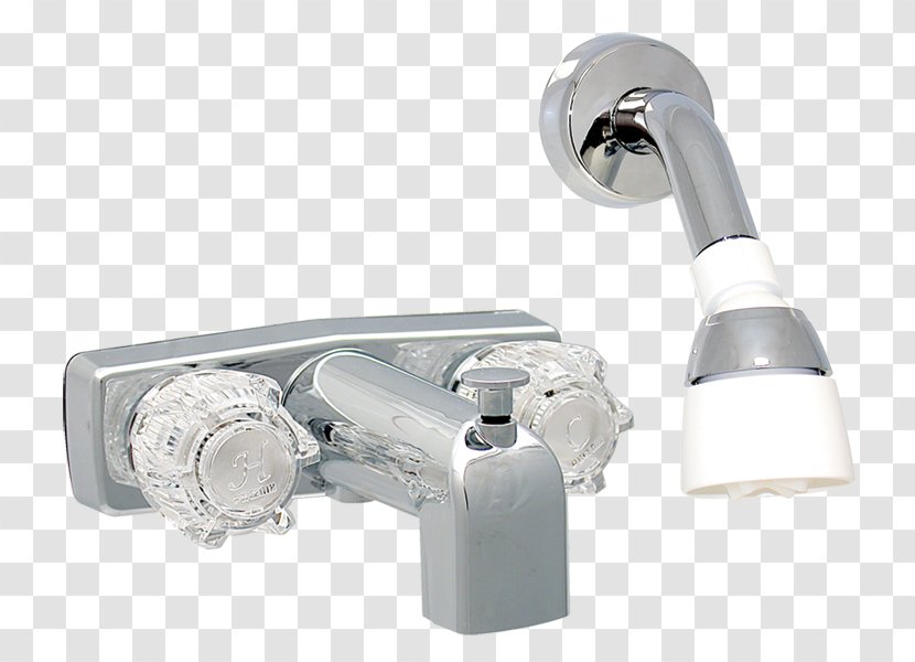 Tap Shower Bathtub Chrome Plating Bathroom - Camco Rvmarine Showerhead Kit - Plumbing Fixture Transparent PNG