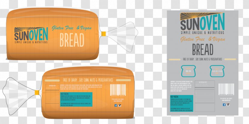 Designer Packaging And Labeling - Bread Package Transparent PNG