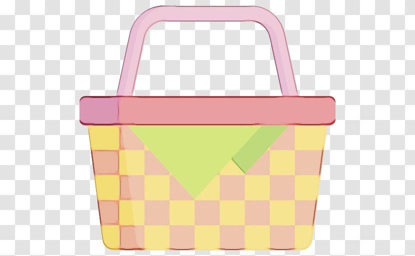 Pattern Rectangle Pink M Basket Transparent PNG