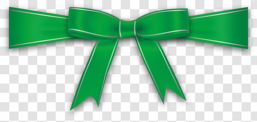 Green Ribbon Shoelace Knot Gratis - Computer Font - Vector Painted Bow Transparent PNG