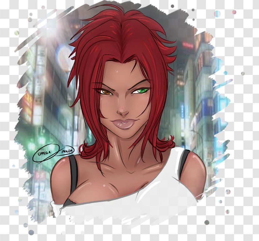 Hair Coloring The Minotauress Face Eyebrow - Silhouette - Fierce Expression Transparent PNG