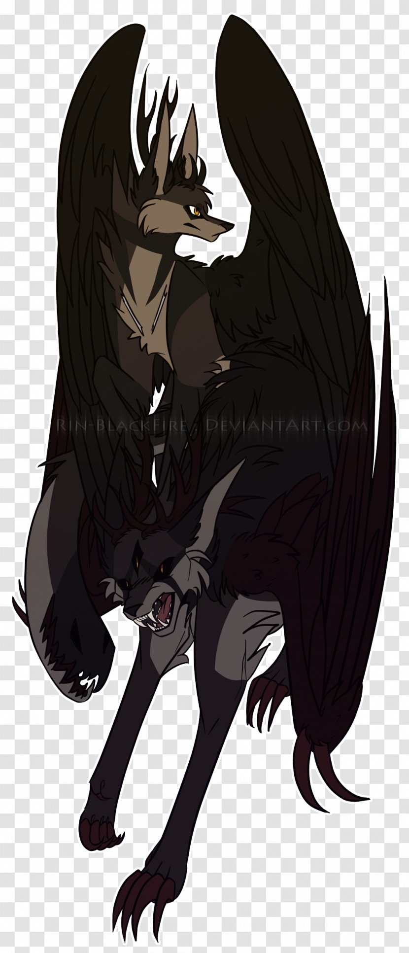 Werewolf Cartoon Illustration Mammal Demon - Vertebrate - Devil Inside Transparent PNG