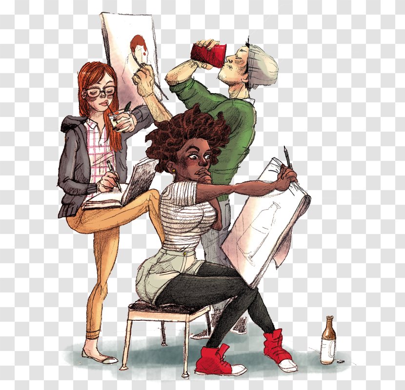 Drawing Drink Oakland Painting - Artist Transparent PNG