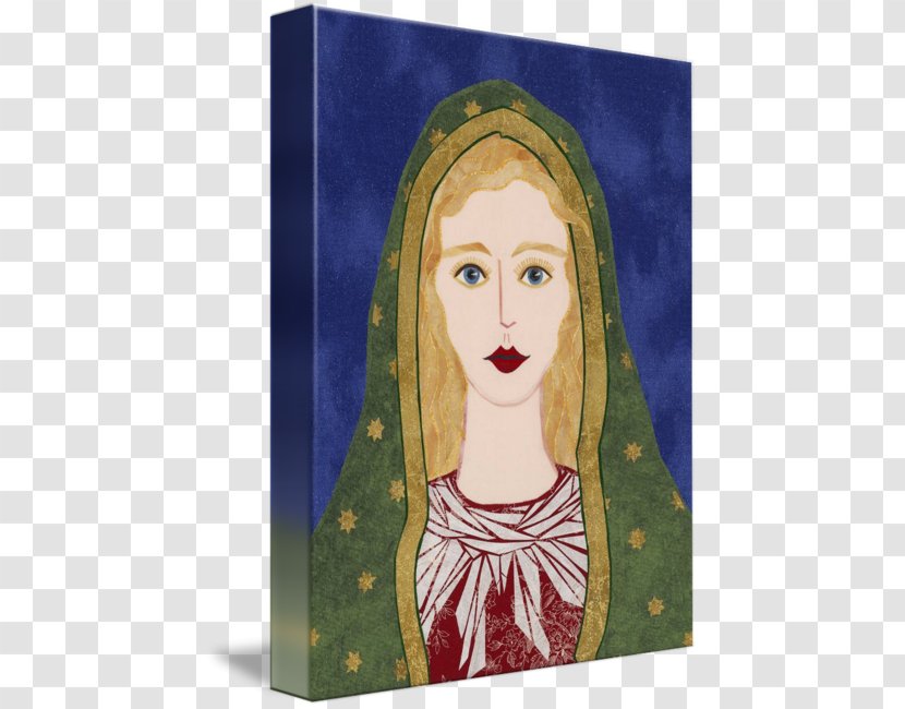 Watercolor Painting Portrait Modern Art - Tree - Virgin Mary Transparent PNG