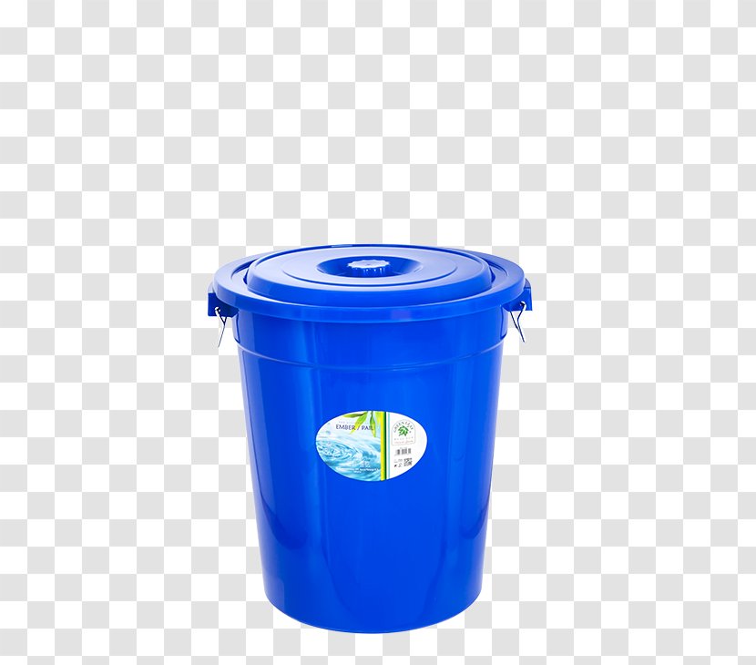 Plastic Bucket Rubbish Bins & Waste Paper Baskets Lid Pail - Recycling Bin Transparent PNG