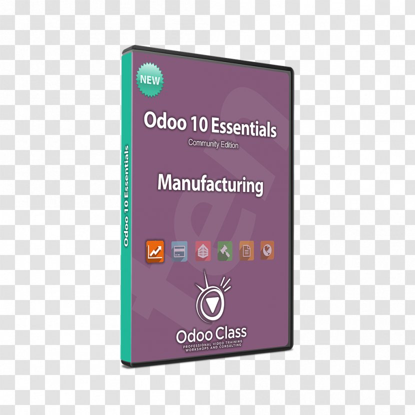 Odoo 10 Development Essentials Tutorial Multimedia Course - Electronics Transparent PNG