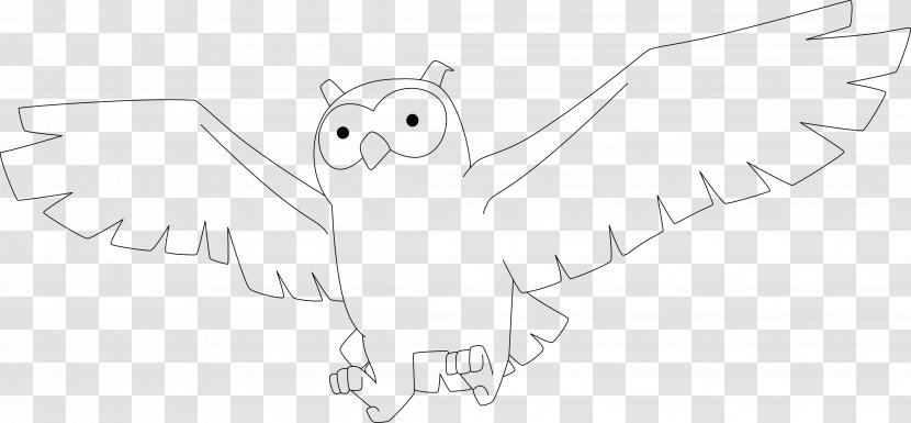 Bird Drawing Owl Line Art Sketch - Tree - Clay Transparent PNG