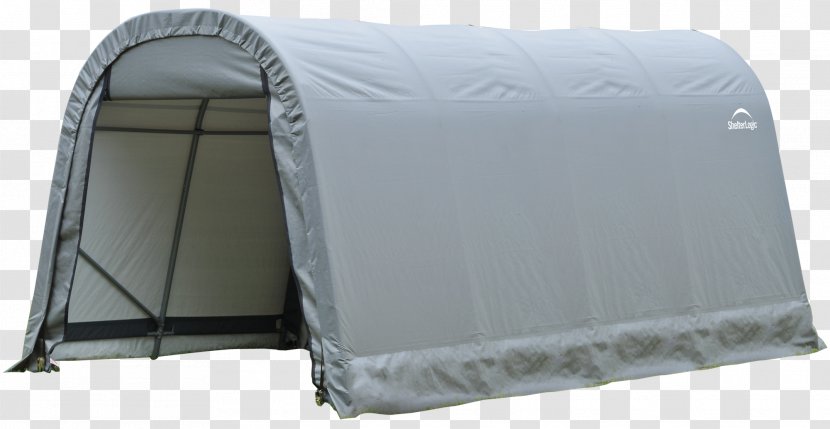 ShelterLogic Round Style Shelter Shed Carport Logic Peak - Backyard - Car Transparent PNG