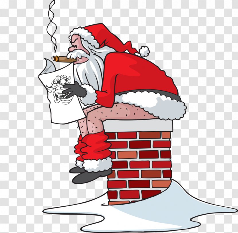 Santa Claus Chimney - Beard Transparent PNG