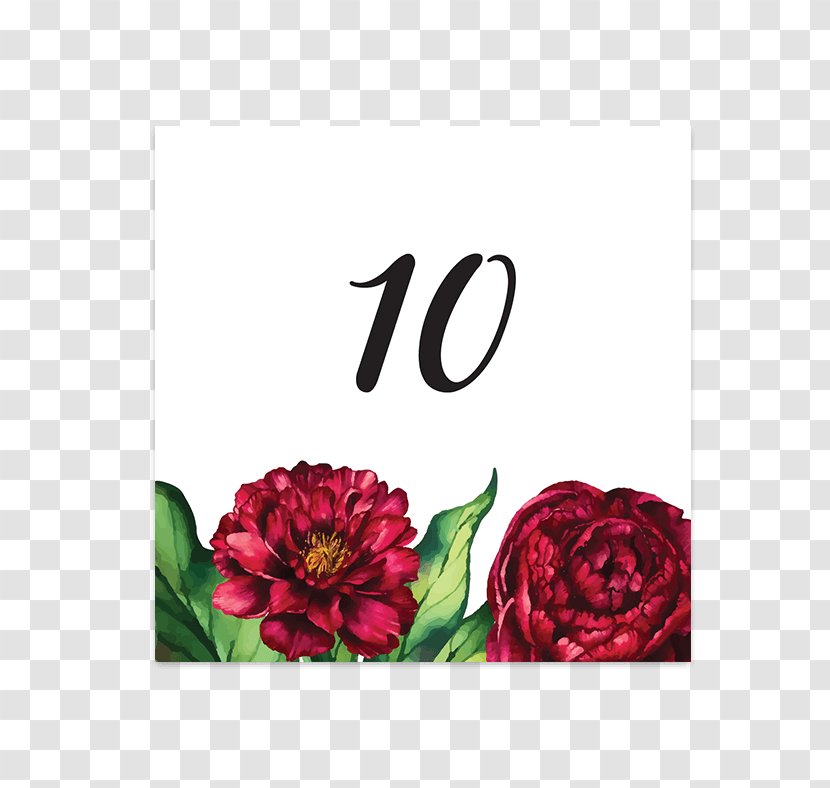 Garden Roses Wedding Invitation Paper Save The Date - Flower Arranging - Table Number Transparent PNG