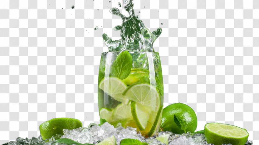 Juice Lemonade Caipirinha Lime - Lemon - Green And Transparent PNG