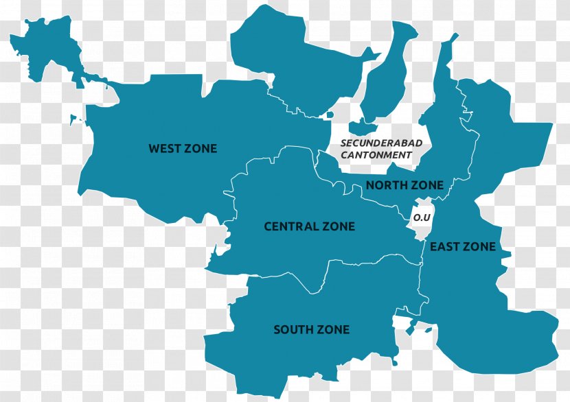 Greater Hyderabad Municipal Corporation Map Medak District Cartography Transparent PNG