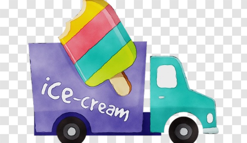 Ice Cream Background - Transport - Toy Vehicle Transparent PNG