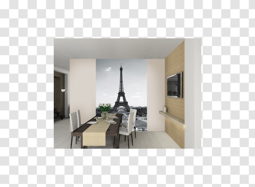 Eiffel Tower Mural Wall Decal Interior Design Services Transparent PNG
