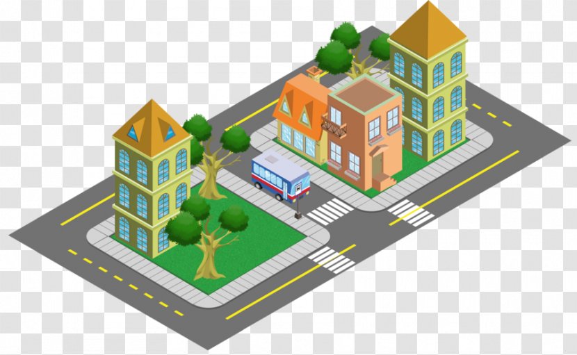 Isometric Exercise Projection Graphics In Video Games And Pixel Art Building - Real Estate Transparent PNG