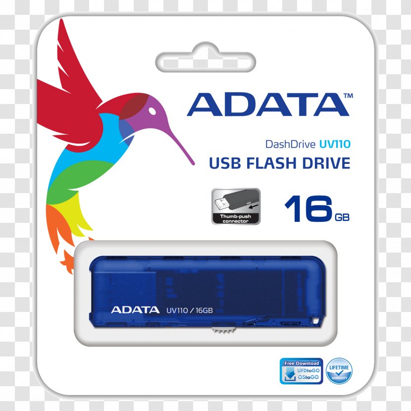 USB Flash Drives ADATA DashDrive UV100 Computer Data Storage Classic Series C008 - Adata C906 Transparent PNG