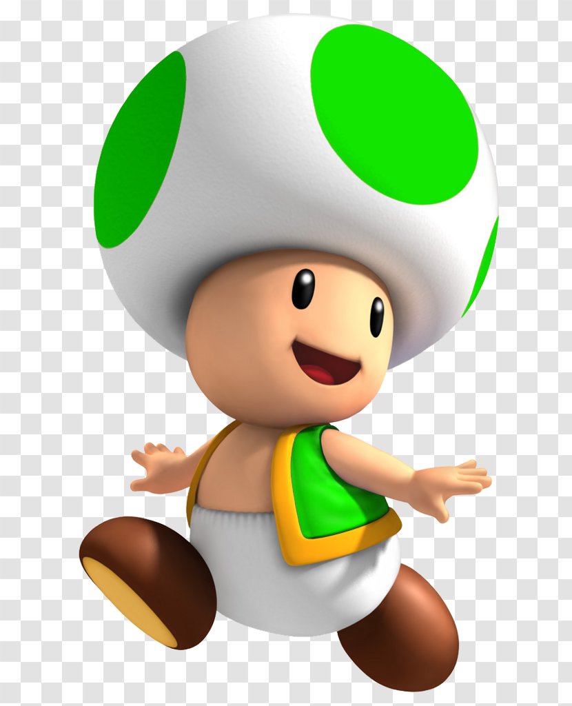 Super Mario Bros. Toad 3D World - Green Transparent PNG