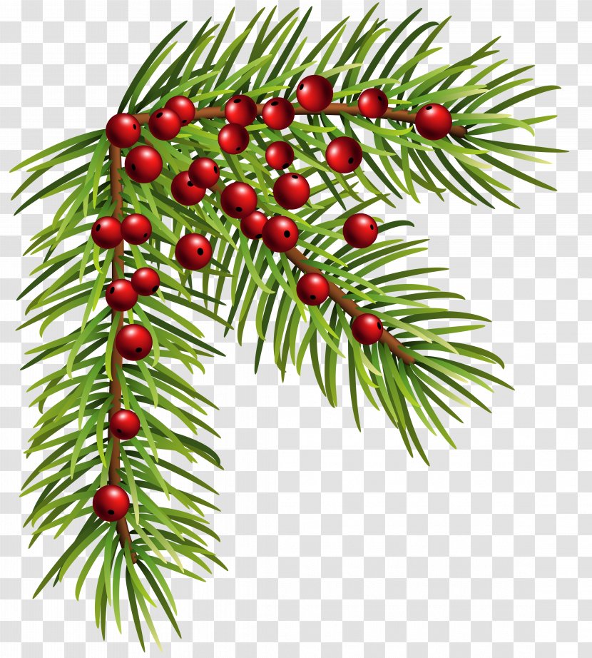 Pine Christmas Clip Art - Star Of Bethlehem - Corner Image Transparent PNG