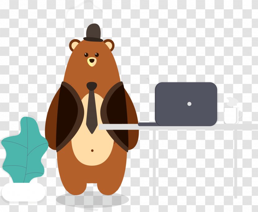 Bear Illustration Clip Art Product Design - Mammal Transparent PNG