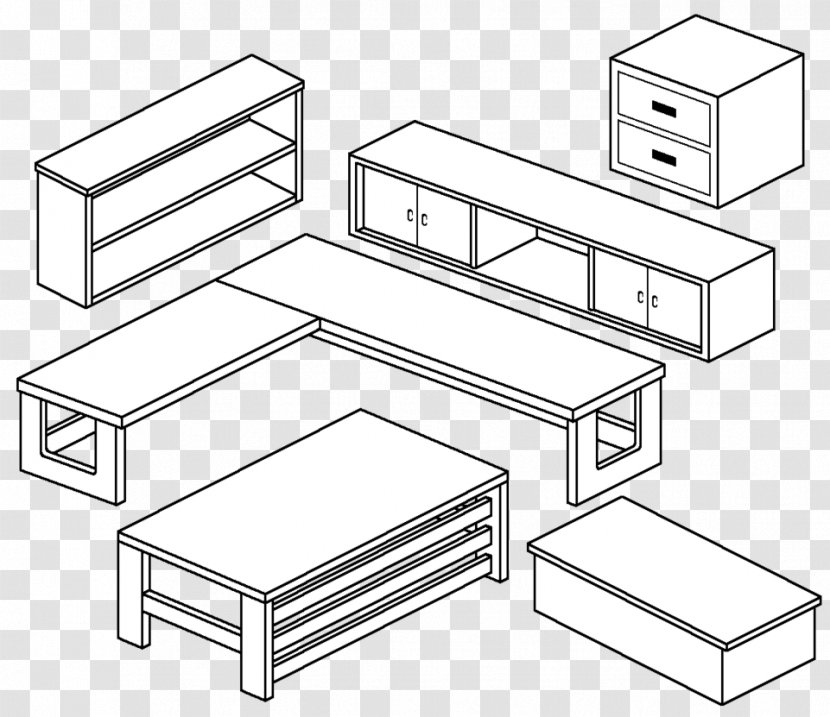 Furniture Drawing Technology - White Transparent PNG