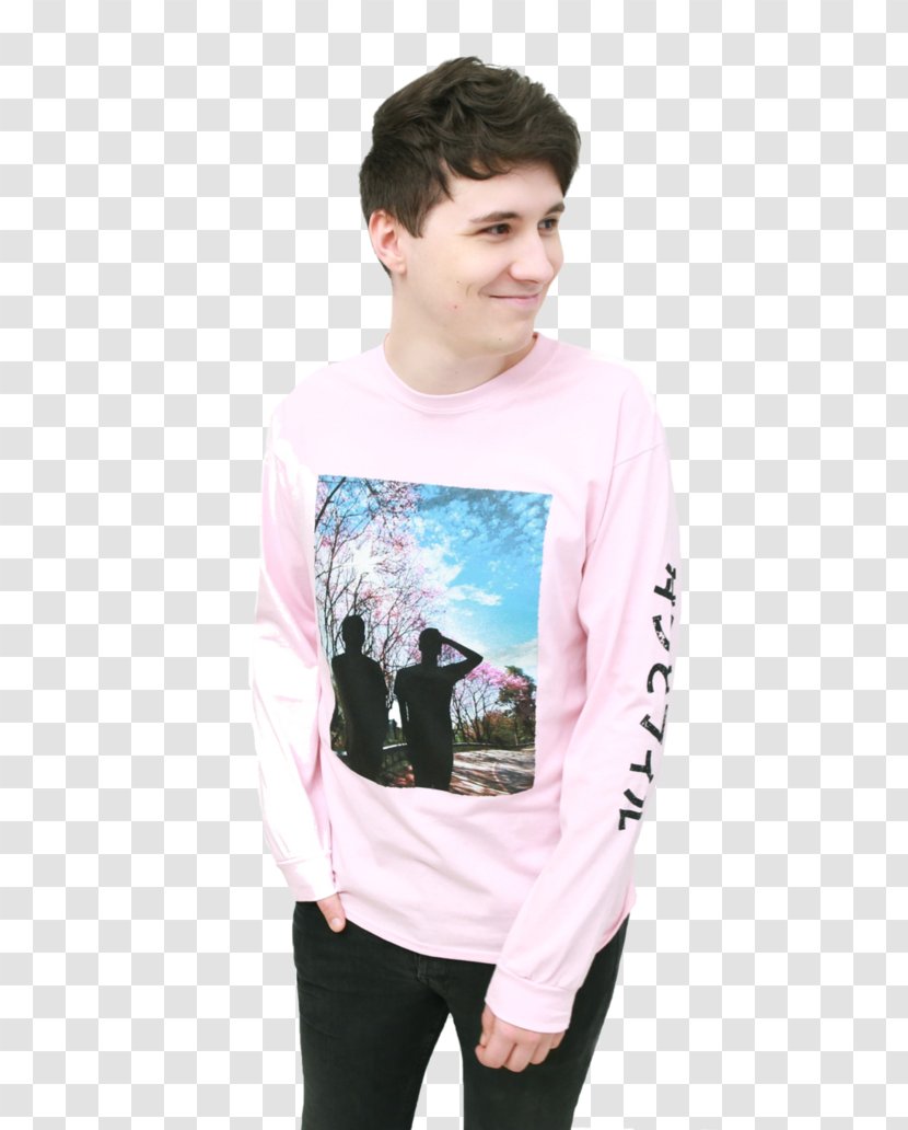 Dan Howell And Phil T-shirt Male Fan Fiction - Outerwear Transparent PNG