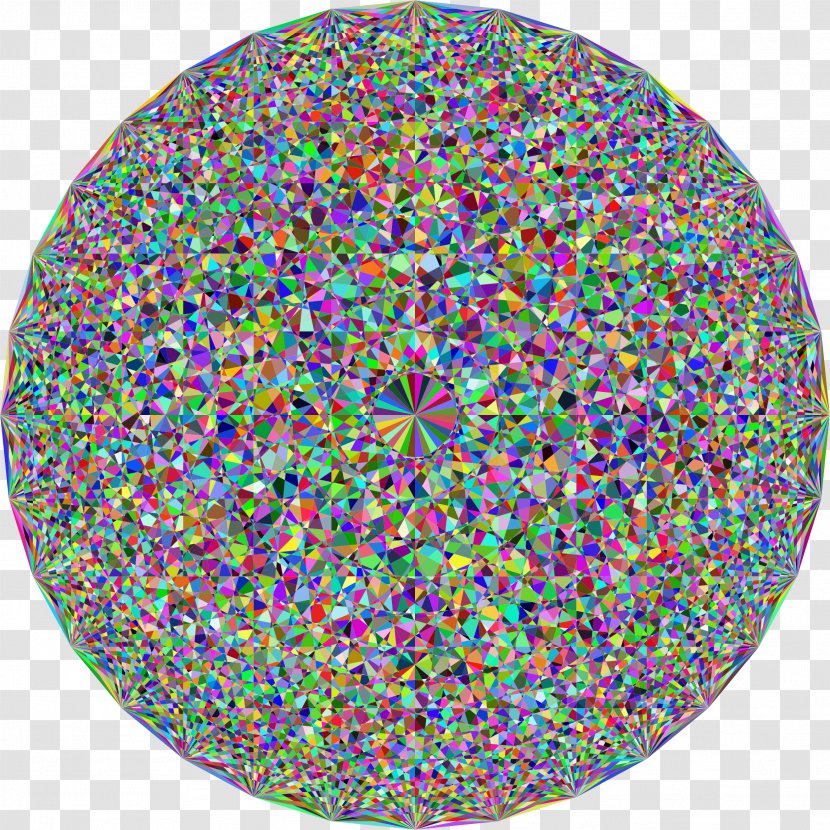 Mandala Chromatic Circle Pattern - Hollow Transparent PNG