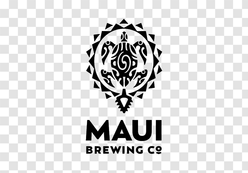 Beer Maui Brewing Co. India Pale Ale Anderson Valley Company Brewery - Black And White Transparent PNG