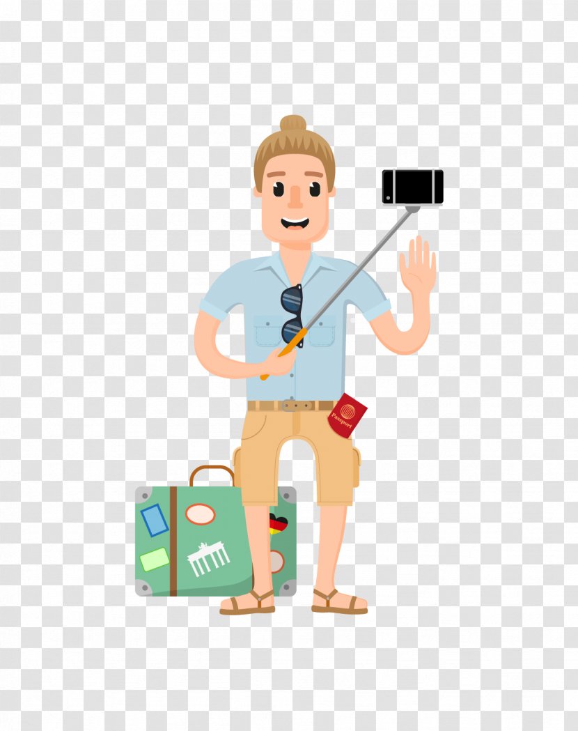 Travel Character Vacation - Arm - Tourist Transparent PNG