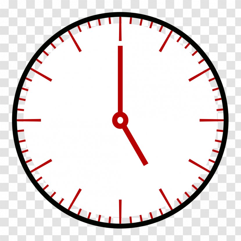 Clock Face Time Minute Worksheet - Student Transparent PNG