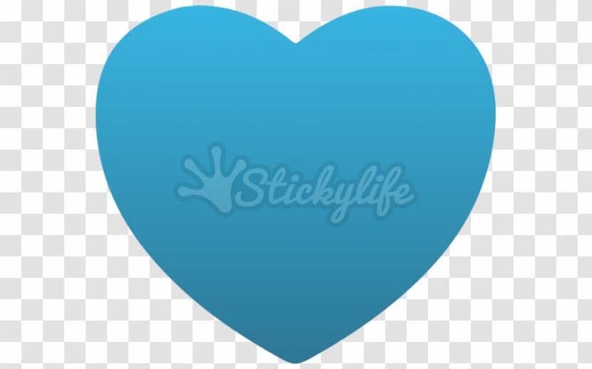 Turquoise Font - Azure - Heart-tattoo Transparent PNG