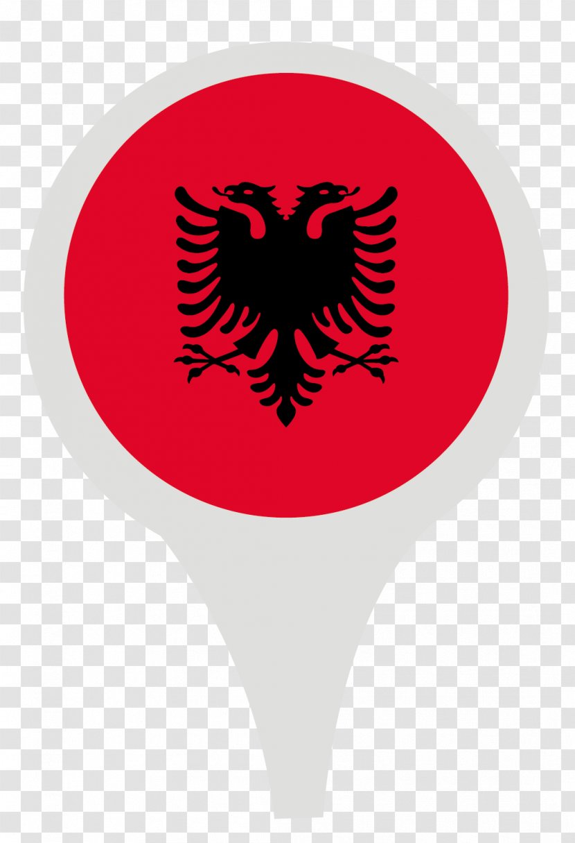 Flag Of Albania T-shirt Zazzle Albanian Day - Symbol - Tshirt Transparent PNG
