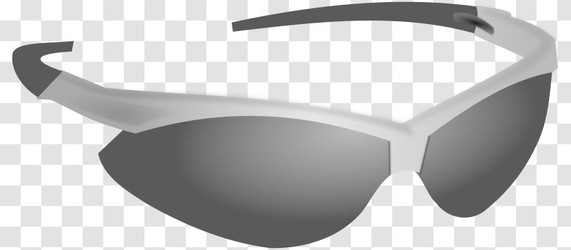 Aviator Sunglasses Clip Art Mirrored Eyewear - Police Transparent PNG