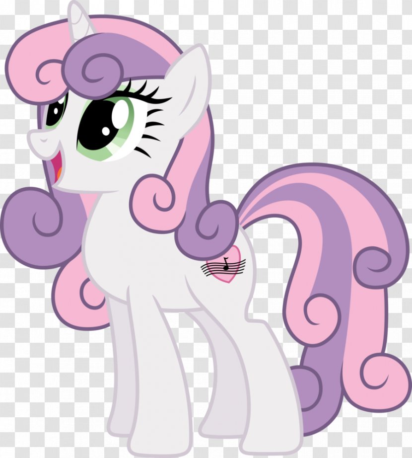 Sweetie Belle Pony Rarity Apple Bloom Applejack - Silhouette Transparent PNG