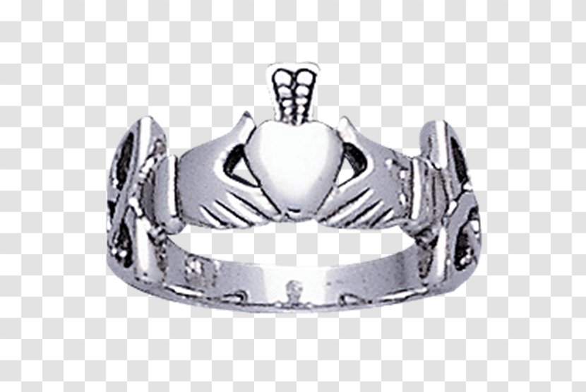 Claddagh Ring Silver Body Jewellery Transparent PNG