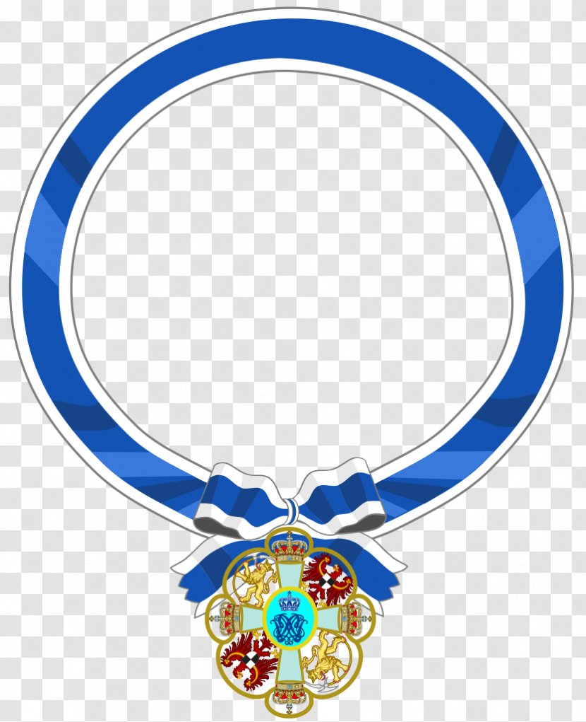 Ordre De L'Union Parfaite Pour Le Mérite Order Queen Consort Denmark–Norway - Necklace - Unions Transparent PNG