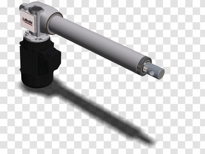 Linear Actuator Motor Alternating Current Hydraulics - Mecvel Srl Transparent PNG