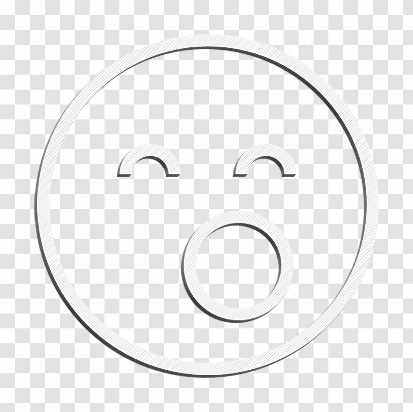 Emoji Icon - Blackandwhite Smile Transparent PNG