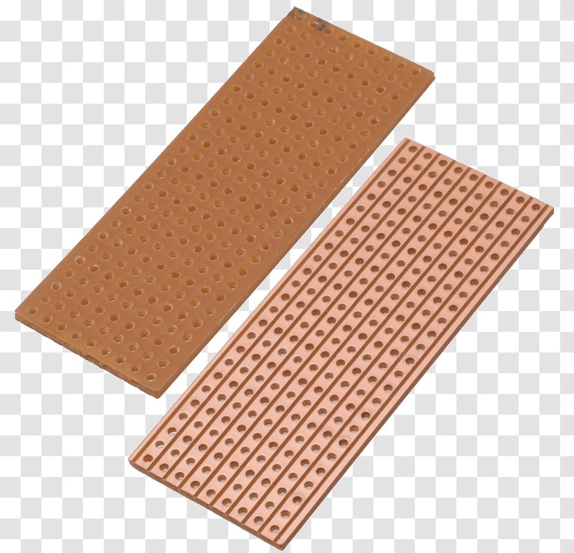 Stripboard Printed Circuit Board Electronics Breadboard Veroboard - Copper - Sms Transparent PNG