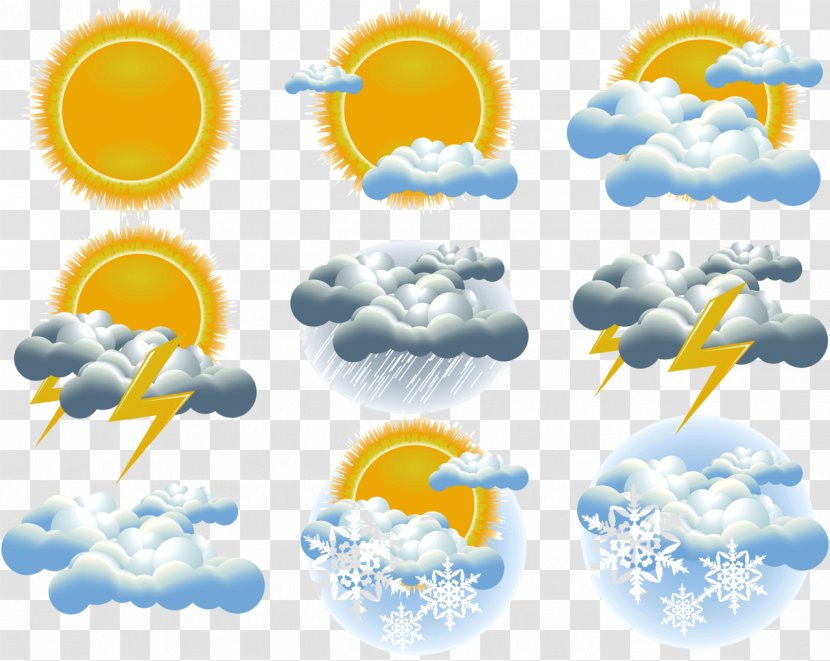 Weather Cloud Icon - Yellow Transparent PNG