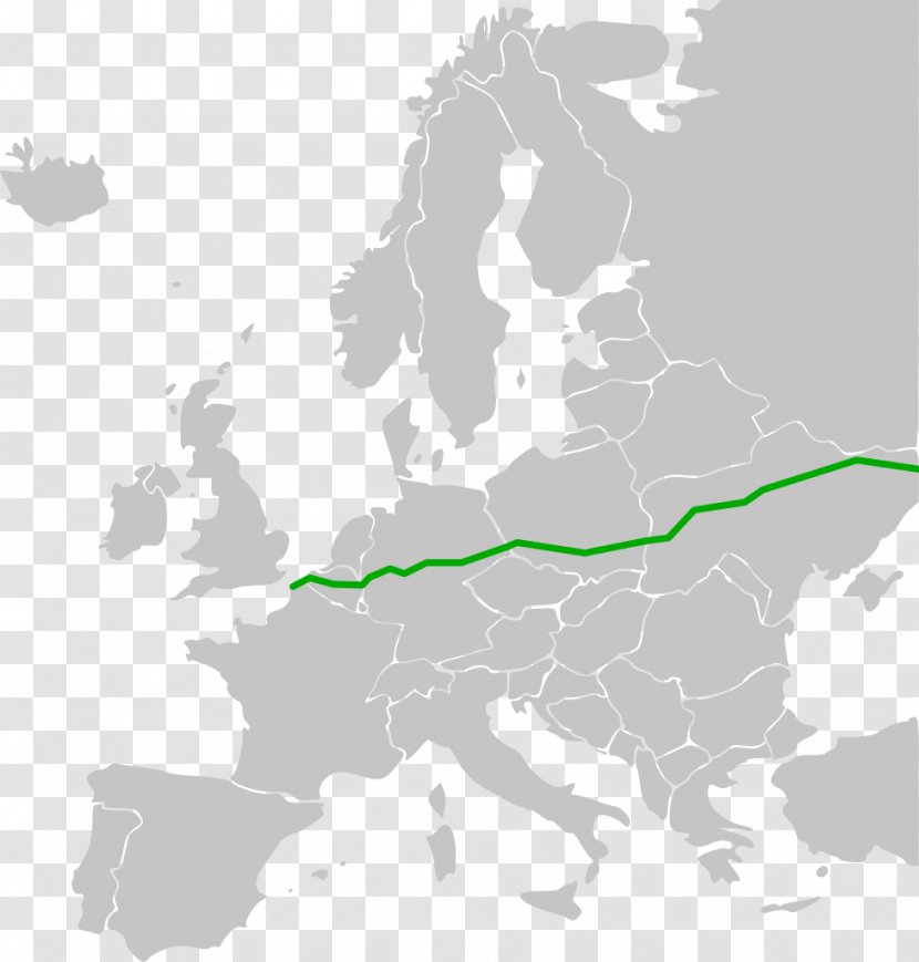 Saint Petersburg European Route E95 International E-road Network Wikipedia - Map Transparent PNG