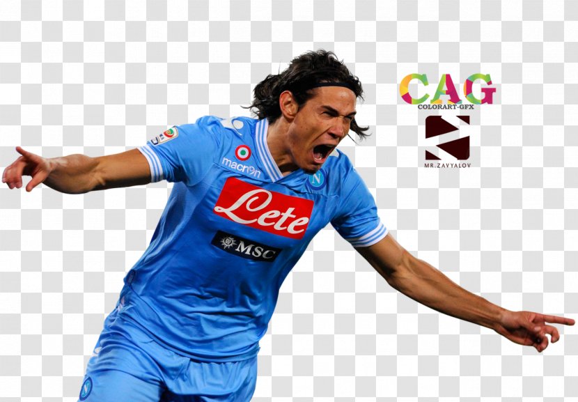 S.S.C. Napoli Soccer Player Football Photobucket Team Sport - Edinson Cavani Transparent PNG