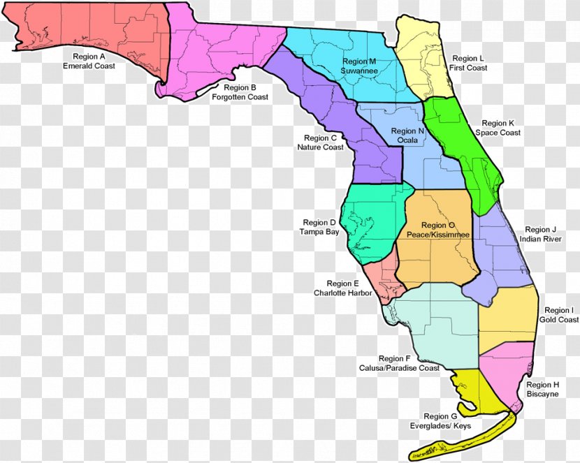 Map Seminole Clip Art Silver River Image - World Transparent PNG