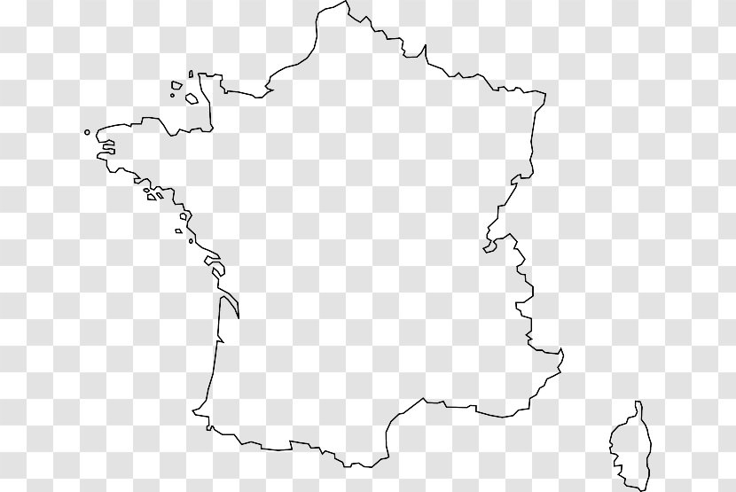 France Map Clip Art - Diagram - Contour Transparent PNG