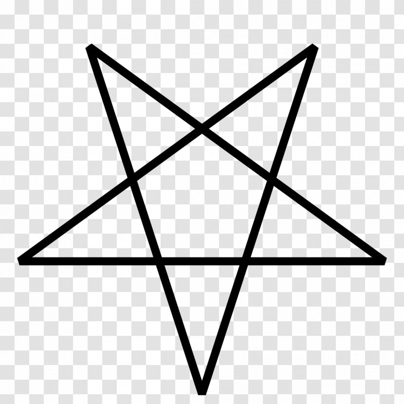 Church Of Satan Lucifer The Satanic Bible Pentagram Satanism - Area - Luminous Five-pointed Star Transparent PNG