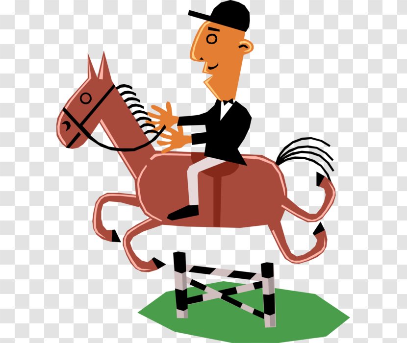 Horse & Rider Clip Art Pony Equestrian Transparent PNG