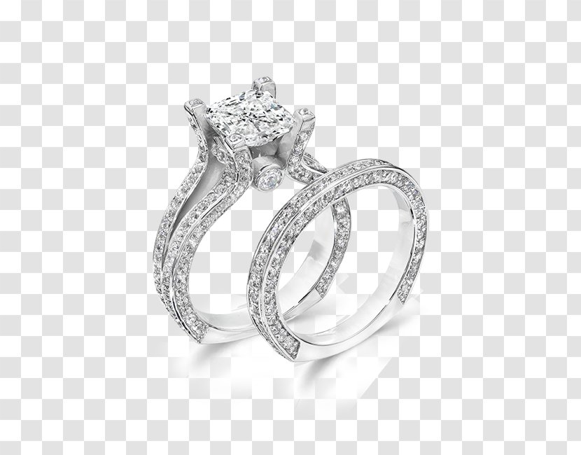 Wedding Ring Cubic Zirconia Engagement - Promise Transparent PNG