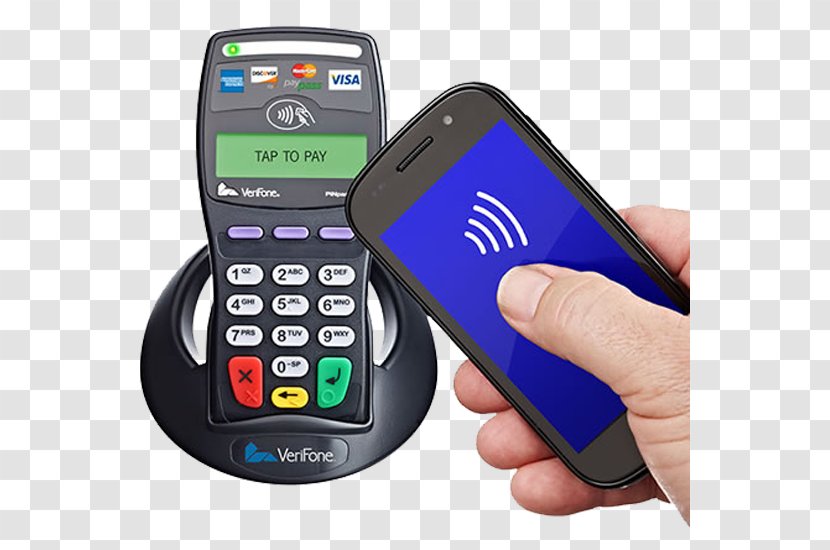 Feature Phone Smartphone PIN Pad Payment Terminal Contactless - Technology Transparent PNG