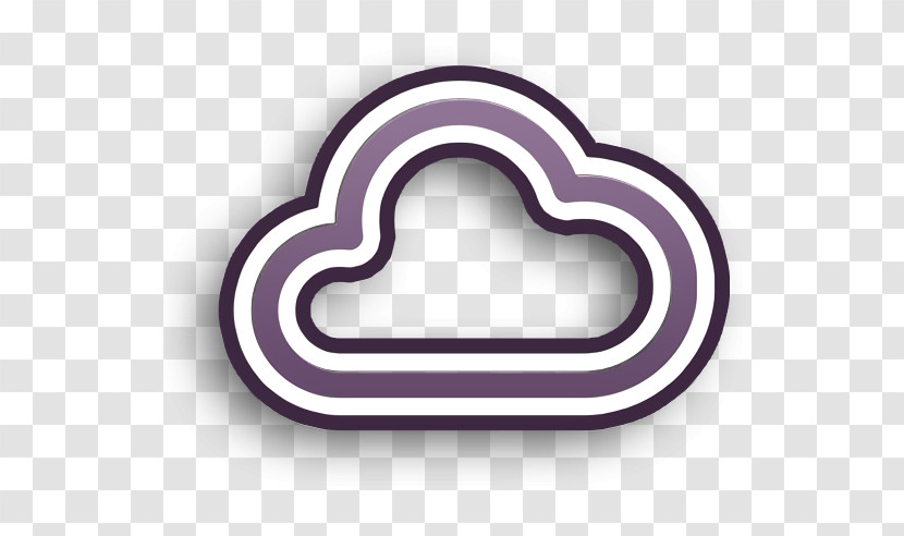 Weather Linear Icon Cloud Icon Overcast Day Icon Transparent PNG