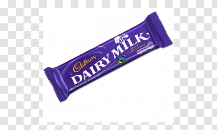 Chocolate Bar Cadbury Dairy Milk Fairtrade (45g) Product - Logo Transparent PNG